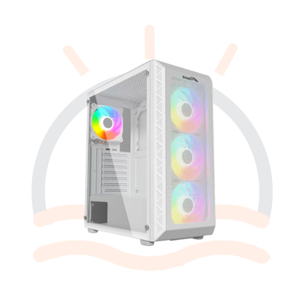 Thunder Furor Gaming Casing with 3 RGB Fans