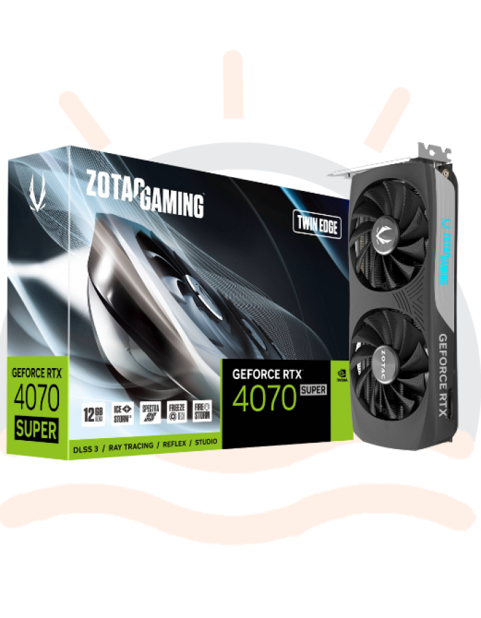ZOTAC RTX 4070 SUPER TWINE EDGE 12 GB DDR6X